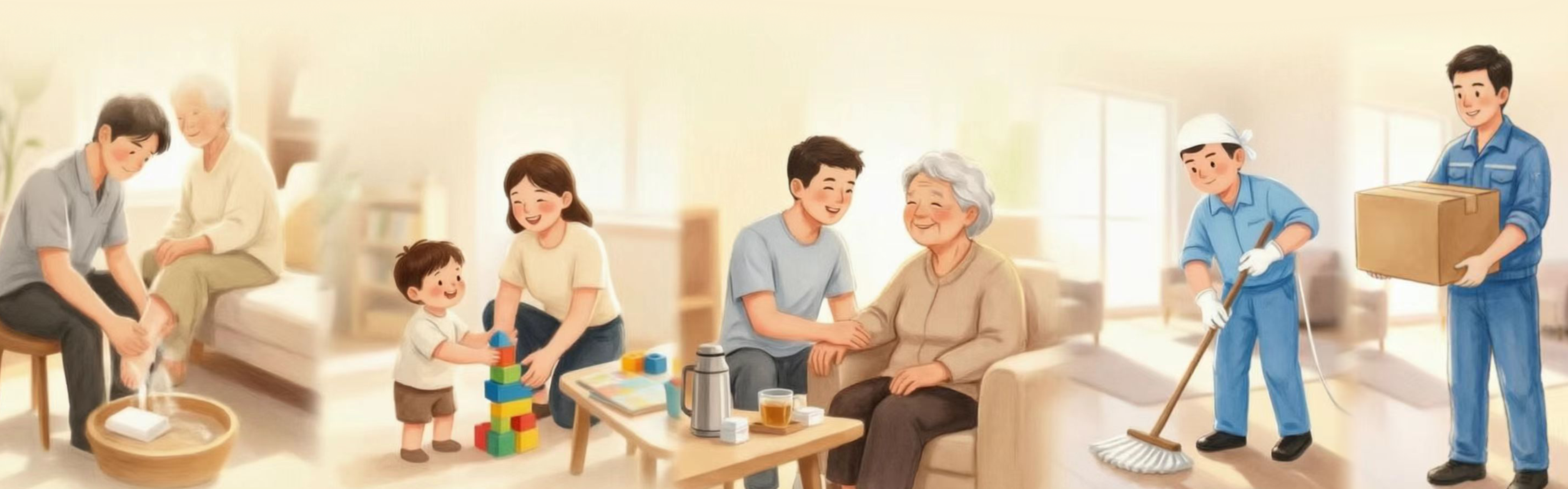 友人帮暖心互助场景